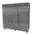 SABA S-72R 72 Cu. Ft. Stainless Steel Solid 3 Doors Reach-In Refrigerator - 115 Volts