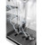 SABA SDD-24-60 60.75" W Black Exterior Flat Top 2 Sections Direct Draw Beer Dispenser - 115 Volts