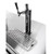 SABA SDD-24-60 60.75" W Black Exterior Flat Top 2 Sections Direct Draw Beer Dispenser - 115 Volts