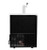 SABA SDD-24-60 60.75" W Black Exterior Flat Top 2 Sections Direct Draw Beer Dispenser - 115 Volts