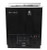 SABA SBC-25B 26.38" W Black Stainless Steel One-Section Bottle Cooler - 115 Volts