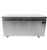 SABA SUC-60R 15 Cu. Ft. Stainless Steel Solid 2 Doors Under-Counter Refrigerator - 115 Volts