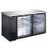 SABA SBB-27-58G 58.88" W Black Stainless Steel Glass Door Back Bar Cooler - 115 Volts