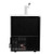 SABA SDD-24-48 48.8" W Black Exterior Flat Top 2 Sections Direct Draw Beer Dispenser - 115 Volts