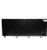 SABA SBB-27-90B 90.38" W Black Stainless Steel Solid Door Back Bar Cooler - 115 Volts