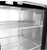 SABA SBB-27-90B 90.38" W Black Stainless Steel Solid Door Back Bar Cooler - 115 Volts