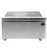 SABA SPS-60-16 15 Cu. Ft. Stainless Steel 2-Section Sandwich or Salad Prep Table - 115 Volts