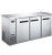SABA SBB-24-72SS 72.75" W Stainless Steel Solid Door Back Bar Cooler - 115 Volts
