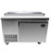 SABA SPP-44-6 13.8 Cu. Ft. Stainless Steel 1-Section Pizza Prep Table - 115 Volts