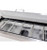 SABA SPP-44-6 13.8 Cu. Ft. Stainless Steel 1-Section Pizza Prep Table - 115 Volts