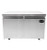 SABA SUC-48F 12 Cu. Ft. Stainless Steel Two-Section Under-Counter Freezer - 115 Volts