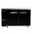 SABA SBB-24-48B 48.88" W Black Stainless Steel Two-Section Back Bar Cooler - 115 Volts