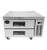 SABA SCB-36 36.38" W Stainless Steel 2 Drawers Chef Base Drawer Refrigerator - 115 Volts