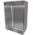 SABA S-47R 47 Cu. Ft. Stainless Steel Solid 2 Doors Reach-In Refrigerator - 115 Volts