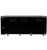 SABA SBB-24-72B 72.75" W Black Stainless Steel Solid Door Back Bar Cooler - 115 Volts