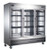 SABA S-72RG 72 Cu. Ft. Stainless Steel 3-Section Reach-In Refrigerator Merchandiser - 115 Volts