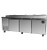 SABA SPP-91-12 24.2 Cu. Ft. Stainless Steel 3-Section Pizza Prep Table - 115 Volts