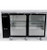 SABA SBB-24-48G 48.88" W Black Stainless Steel Back Bar Cooler - 115 Volts