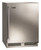 Perlick HC24RS-SS-STK 5.3 Cu. Ft. Black Stainless Steel and Galvanized Exterior Solid Door Undercounter Refrigerator - 115 Volts