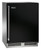Perlick HC24RS-BS-STK 5.3 Cu. Ft. Black Stainless Steel and Galvanized Exterior Solid Door Undercounter Refrigerator - 115 Volts