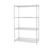 Thunder Group CMSV2442 42" W x 24" D Chrome Plated Wire Shelving
