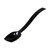 Thunder Group PLBS010BK 0.75 Oz. Black Polycarbonate Solid 10" Buffet Spoon