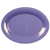 Thunder Group CR213BU 13.5" W x 10.5" D Purple Melamine Oval Platter