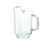 Thunder Group PLWP064CL 64 Oz. Clear Polycarbonate 3-Spout Water Pitcher