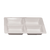 Thunder Group PS5104W White Melamine Square Compartment Plate