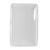 Thunder Group 47128WT 12.5" x 8" White Rectangular Melamine Classic Tray