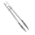 Thunder Group SLTHUT110 10" L Stainless Steel Utility Tongs