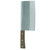 Thunder Group JAS010055B 7" Blade Stainless Steel Angled Cleaver