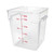 Thunder Group PLSFT018PC 18 Qt. Clear Polycarbonate Square Food Storage Container