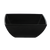 Thunder Group 69003BK 2.5 Oz. Black Square Melamine Classic Bowl