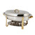 Thunder Group SLRCF0836GH 6 Qt. Stainless Steel Lift-Off Cover Oval Chafer