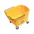 Thunder Group PLWB361B 36 Qt. Yellow Plastic Mop Bucket Only