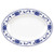 Thunder Group 2009TB 9" W x 6.63" D Melamine Lotus Oval Platter