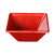 Thunder Group PS5005RD 11 Oz. Red Melamine Square Bowl