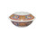 Thunder Group 8010TP 75 Oz. Melamine Peacock with Lid Serving Bowl