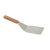 Thunder Group SLTWHT005 4" x 5" Stainless Steel Blade Wood Handle Solid Hamburger Turner