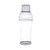 Thunder Group PLTHSS016C 16 Oz. Clear Polycarbonate 3-Piece Shot Shaker