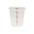 Thunder Group PLRFT308PP 8 Qt. White Round Polypropylene Food Storage Container