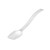 Thunder Group PLBS010WH 0.75 Oz. White Polycarbonate Solid 10" Buffet Spoon