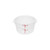 Thunder Group PLRFT302PP 2 Qt. White Polypropylene Round Food Storage Container