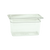 Thunder Group PLPA8146 1/4 Size Clear Polycarbonate 6" Deep Food Pan