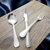 Thunder Group SLAT201 4.5" Long Stainless Steel Demitasse Spoon