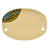 Thunder Group 2308 8" W x 5.75" D Melamine Oval Wei Teriyaki Tray