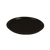 Thunder Group PLST1100BL 11" Dia. Black Polypropylene Round Serving Tray