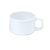 Thunder Group CR9016W 10 Oz. White Melamine Soup Mug with C-Handle
