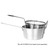 Thunder Group ALSF001 5.5 Qt. Aluminum Mirror Finish Fry Pot Fits Basket SLFB002